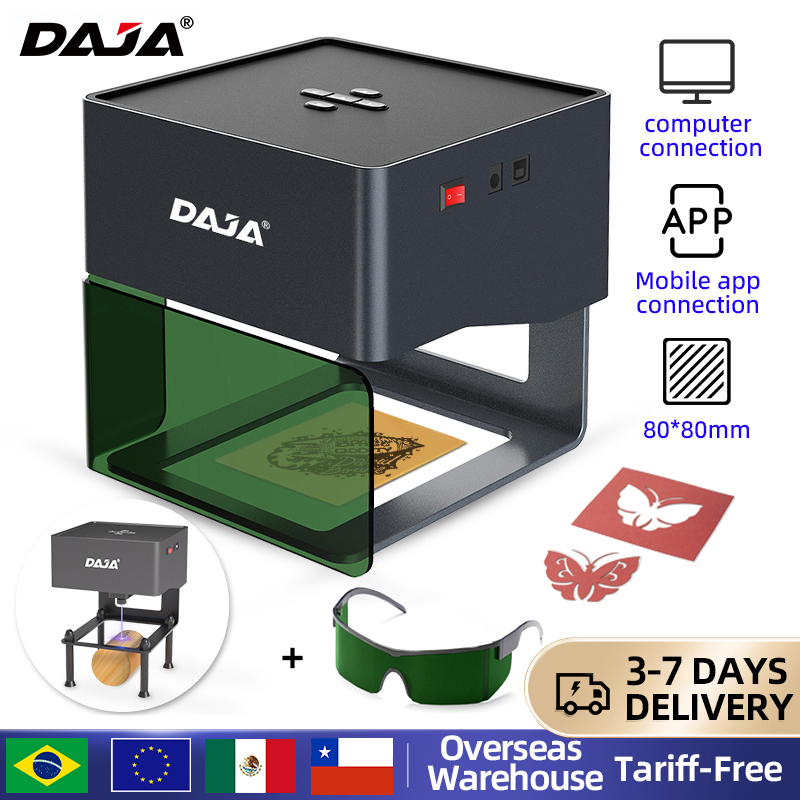 Industrial Laser Engraver - DAJA DJ6 Mini Taşınabilir Lazer Gravür