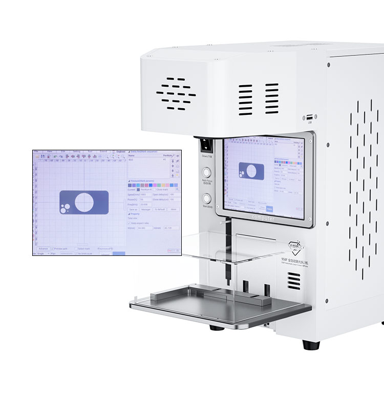 Laser Marking Machine - TBK 958F Mini 20W Lazer Makinesi,
