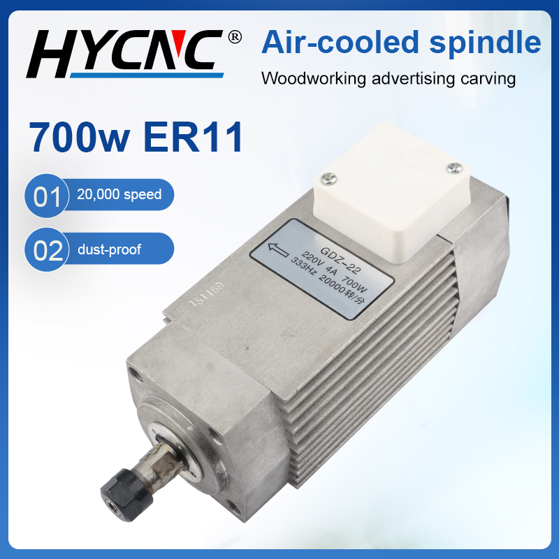HYCNC Hava Soğutmalı Mil 700W  - Cnc Spindle Motor incelemesi ve fiyatı